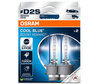 Lâmpadas Xénon D2S Osram Xenarc Cool Blue Boost 7000K ref: 66240CBB-2HB em embalagens de 2 lâmpadas