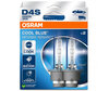 Par de Lâmpadas D4S Xenon Osram Xenarc Cool Blue Intense 6200K em sua embalagem - 66440CBN-2HB