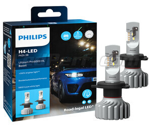 Lâmpadas LED H4 Philips ULTINON Pro6000 BOOST Homologadas - 11342U60BX2