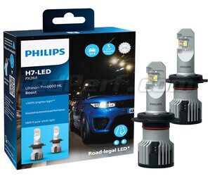 Lâmpadas LED H7 Philips ULTINON Pro6000 BOOST Homologadas - 11972U60BX2