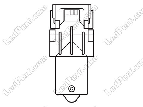 Lâmpadas LED P21W Osram LEDriving® SL White 6000K - BA15s