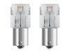 Lâmpadas LED laranjas PY21W Osram LEDriving® SL - BAU15s