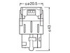 Lâmpadas LED laranjas W21W / WY21W Osram LEDriving® SL - W3x16d