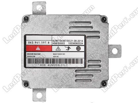 Foto frontal do lastro para xenon de Skoda Superb 3