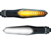Indicadores LED sequenciais 2 em 1 com luzes diurnas para Ducati 999