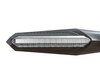 Vista frontal piscas LED dinâmicos + luzes de stop para Honda Integra 700 750