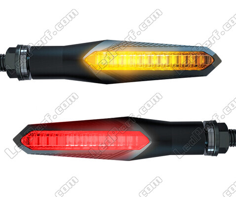 Piscas LED dinâmicos 3 em 1 para Honda Integra 700 750