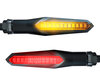 Piscas LED dinâmicos 3 em 1 para Kawasaki GPZ 500 S