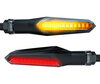 Piscas LED dinâmicos 3 em 1 para Peugeot Trekker 50