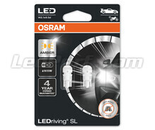 Lâmpadas LED laranjas W5W / WY5W Osram LEDriving® SL - W2.1x9.5d